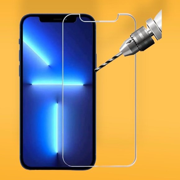 Glass Screen Protector compatible for iPhone 13/ iPhone 13 Pro 6.1 Inch 3 Pack T - Picture 3 of 7